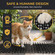 Gardenised Cat Deterrent Mats with Soft Spike Surface - Prevent Cats from Digging in Soil, Protect Plants, Furniture, Garden, Lawn, & Fence for Indoor and Outdoor Use
