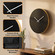 Clockswise 12-Inch Modern Minimalist DIY Wall Clock Blank Wooden Dial Decorative Timepiece with Paintable Surface for Creative Customization Personalized Home Decor and Craft Projects