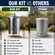Gardenised 20-Gallon Galvanized Steel Incinerator Can with Lid, Ventilation Holes, and Lid Lifter – High-Heat Outdoor Burner Bin for Leaves, Paper, Yard Waste, and Garden Debris, Silver