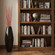 Uniquewise Tall Decorative Bamboo Floor Vase with Natural Dried Twig Fillers Modern Home & Office Decor Accent for Living Room Entryway or Corner Display