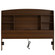 Basicwise 62" Queen Storage Headboard with Open Shelving and Built-In Cable Management Multi-Section Organizer for Books Devices and Nighttime Essentials Space-Saving Bedroom Setup for Easy Access