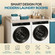 Basicwise 58-Inch Washer and Dryer Countertop with Raised Edges, Laundry Machine Topper Organizer Shelf, Over Washer and Dryer Storage Counter for Folding Clothes and Laundry Room Organization, Brown