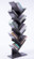 Wooden 9-Shelf Tree Magazine CD Storage Bookcase