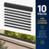 Pack of 10 Plastic Bird Deterrent Spikes for Birds, Pigeon, Squirrel, Raccoon, Crow, and Cat Anti-Climb Strips to Deter Theft - Suitable for Wall, Windowsill, Railing, Fence, and Roof - Grey