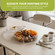 Basicwise 5-Compartment Serving Tray for Dried Fruits, Nuts, Candy &  Snacks