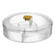 Basicwise 5-Compartment Serving Tray for Dried Fruits, Nuts, Candy &  Snacks