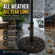 Outdoor Patio Cast Iron Umbrella Base Holder Stand