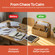 Wickerwise Handwoven Paper Rope Desktop Organizer for Mail & Files