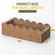 Wickerwise Toilet Paper Storage Basket for Bathroom Countertops