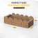 Wickerwise Toilet Paper Storage Basket for Bathroom Countertops