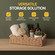 Wickerwise Toilet Paper Storage Basket for Bathroom Countertops
