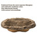 Faux Rock Fiberglass Garden Decorative Water Pond, Sandstone Outdoor Patio Waterfall Pond
