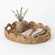 Wickerwise Decorative Seagrass Serving Tray with Handle