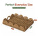 Wickerwise Decorative Seagrass Serving Tray with Handle