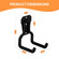 Gardenised Heavy-Duty Wall Mount Garage & Garden Tool Storage Hook