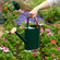 Gardenised 1 Gallon Galvanized Metal Watering Can with Long Spout & Sprinkler Head for Indoor & Outdoor Use Ideal for Garden Flowers Potted Plants Houseplants Modern Home Accessories