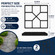 Decorative Pavement Mold Cement Form Stamp Walkway Maker Patio Stepping Stone Pavers Reusable Pathway Mould, 2 Pack