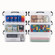 Basicwise Clear Plastic Storage Bins for Home Organization