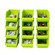 Basicwise Stackable Easy-Access Plastic Storage Organizer Basket