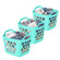 Flexible Plastic Carry Laundry Basket Holder Square Storage Hamper with Side Handles
