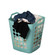 Flexible Plastic Carry Laundry Basket Holder Square Storage Hamper with Side Handles