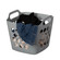 Flexible Plastic Carry Laundry Basket Holder Square Storage Hamper with Side Handles