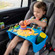 Basicwise 2-Pack Activity Desk Tables with Cup Holders & Storage