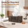 Vintiquewise Vintage Wooden Decorative Tissue Box Cover for Home
