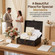 Vintiquewise Wooden Treasure Chest Storage Box for Jewelry & Home Decor