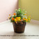 Rustic Wooden Whiskey Barrel Planter with Durable Medal Handles and Drainage Holes - Perfect for Indoor and Outdoor Plants, Herbs, and Vegetables