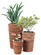 Wicker Banana Rope Tall Floor Planter with Metal Pot