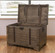 Old Fashioned Large Natural Wood Storage Trunk and Coffee Table