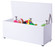 Large Storage Toy Box with Soft Closure Lid Wooden Organizing Furniture Storage Chest