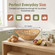 Set of 5 Natural Bamboo Oval Storage Bread Basket Storage Display Trays