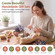Set of 5 Natural Bamboo Oval Storage Bread Basket Storage Display Trays