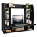 Floating Wall-Mount Desk with Shelves, Space-Saving Laptop Workstation for Writing, Study, Bedroom, Living Room, Office