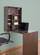 Wall Mount Laptop Fold-out Desk with Shelves Wall Mount Laptop Fold-out Desk with Shelves