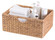 Vintiquewise Hyacinth Basket - Rustic Handwoven Multipurpose Foldable Storage Organizer Decorative Laundry Totes and Woven Storage Bin for Bedroom, Living Room, Bathroom, Pantry and Closet