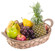 Seagrass Fruit Bread Basket Tray with Handles