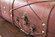 Pirate Style Cherry Vintage Wooden Luggage with X Design