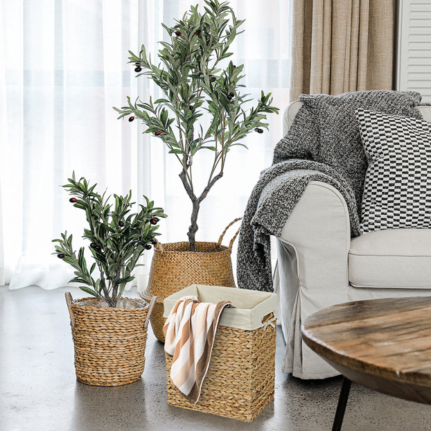 Buy Wholesale QI004242 Handmade Rectangular Water Hyacinth Wicker ...