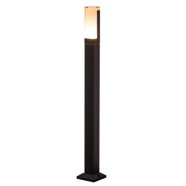 Gardenised LED Landscape Lighting IP65 Waterproof Outdoor Light Fixture with Durable Aluminum Housing 3000K Warm Light for Pathways Walkways Gardens Yards Driveways and Lawns Slim Square Design