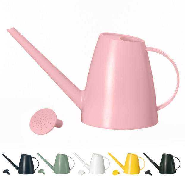Gardenised Modern Plastic Watering Can with Detachable Long Narrow Spout and Sprinkler Head for Indoor Plants, Designed for Controlled Pouring and Easy Handling, 1.8 liter Capacity