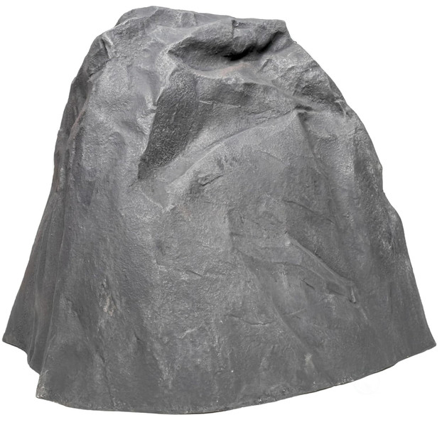 Gardenised Artificial Rock Cover – Weather-Resistant Fiberglass Garden Landscape Utility Concealer for Valves, Pumps, Irrigation Systems, Septic Covers, and Outdoor Equipment, Slate Gray Finish
