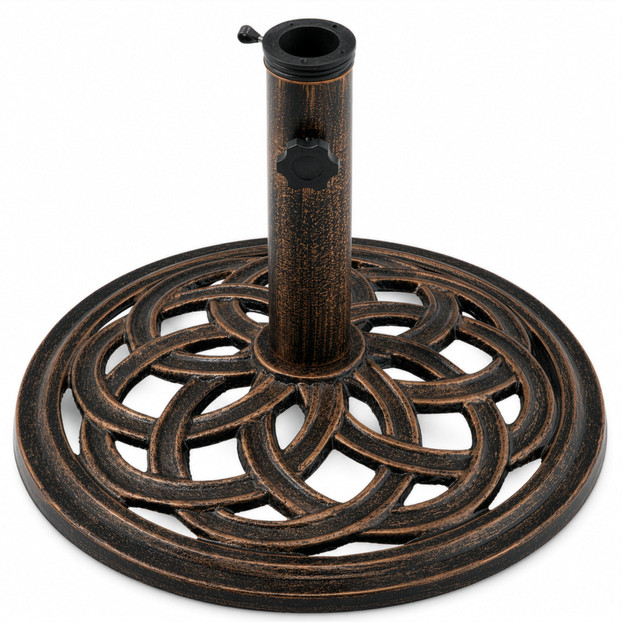 Outdoor Patio Cast Iron Umbrella Base Holder Stand