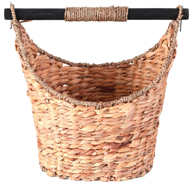 Rustic Toilet Paper Holder-Magazine Basket