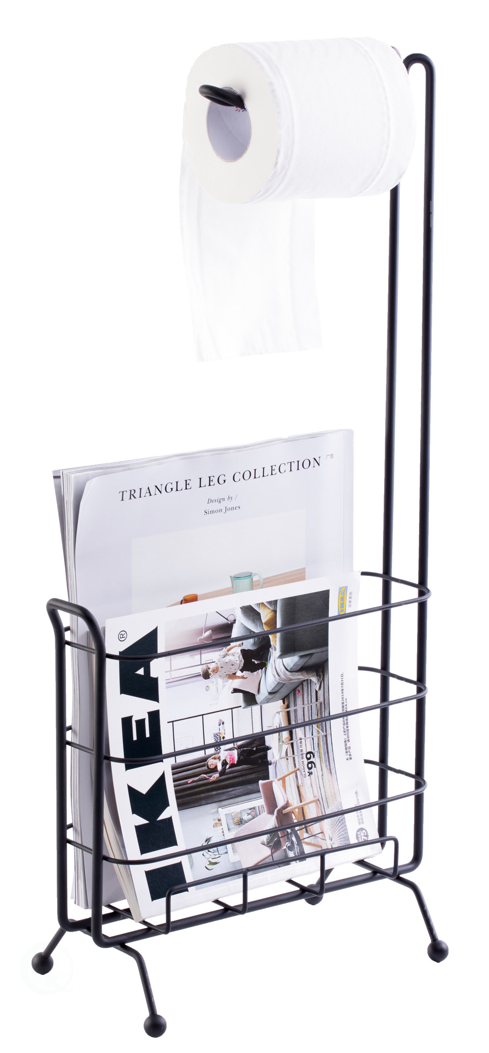 Buy Wholesale QI003071 Rustic Toilet Paper Holder-Magazine Basket