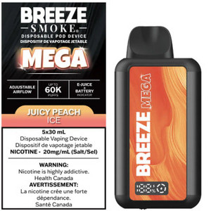 Breeze Mega 60K - Juicy Peach Ice