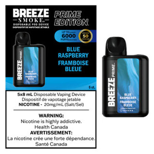 Breeze Prime 6000 - Blue Raspberry