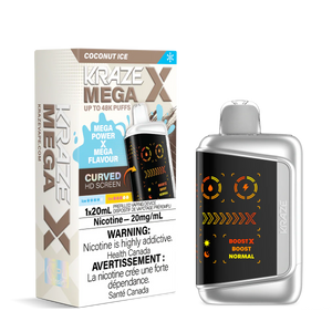 Kraze Mega X 48K - Coconut Ice